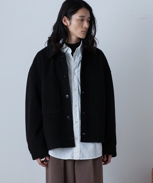 THE STANDARD ブルゾン アウター WEGO/ニットメルトンショートブルゾン