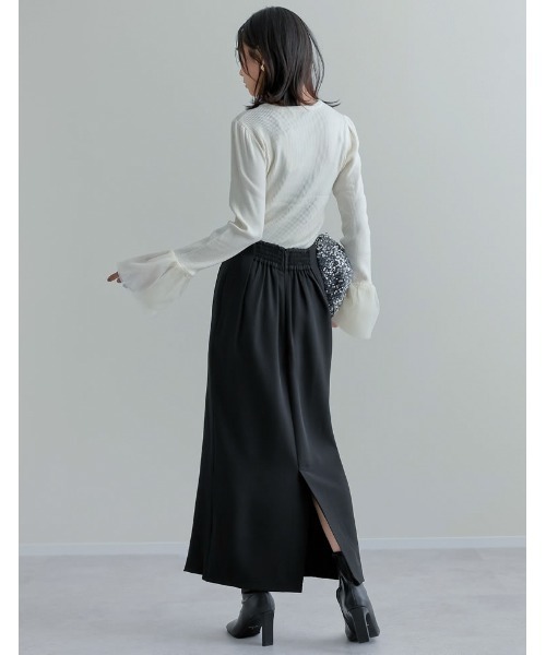 【新品未使用】 rokh ベルテッド ツイルスカート Re:EDIT（リエディ） スカート 「累計販売枚数1.5万枚突破」「入卒式