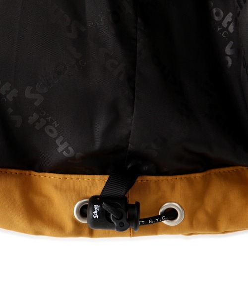 【美品】Schott CLASSIC ２TONE DOWN Sサイズ マスタード 美品】Schott CLASSIC 2TONE DOWN Sサイズ マスタード