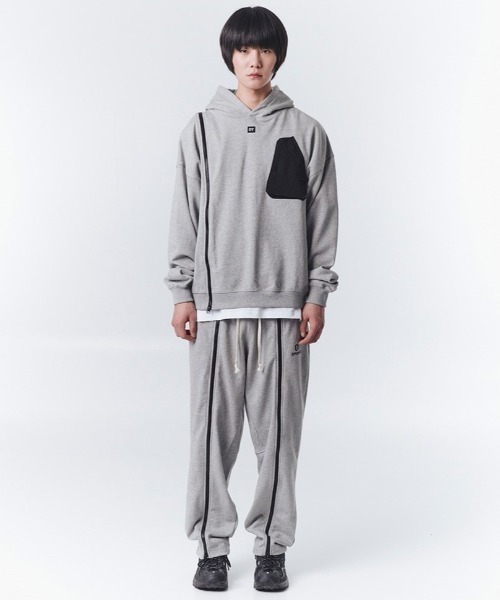 パーカー 『OY/オーワイ』POCKET ZIPPER HOODIE/ポケットジップ フーディー