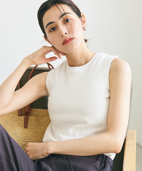 coca（コカ） タンクトップ ノースリーブ カップ付きノースリーブ