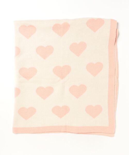 aimoha（アイモハ） ブランケット aimoha homeハート柄ニット