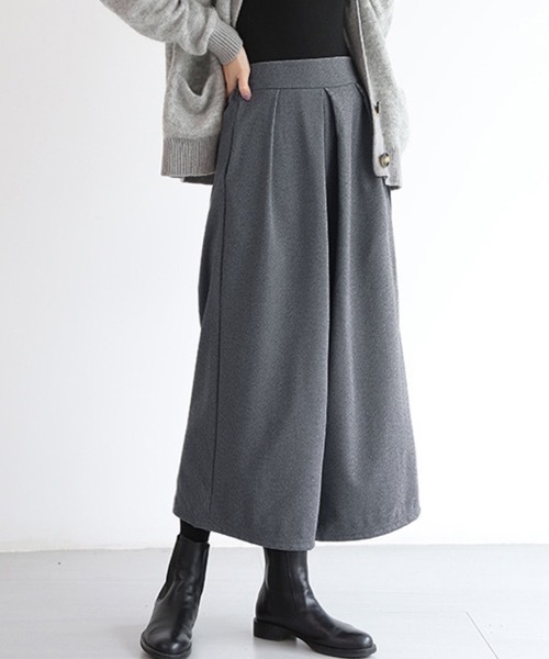 ORIGINAL) ワイドフレアスラックス (gray) | ファッション通販