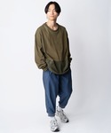 パンツ シャンブレークロップドパンツ メンズ ...の詳細画像1