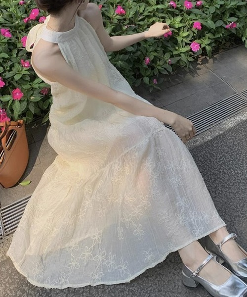 gossip!ロサンゼルス ワンピース YUGA ノースリーブ バックリボン