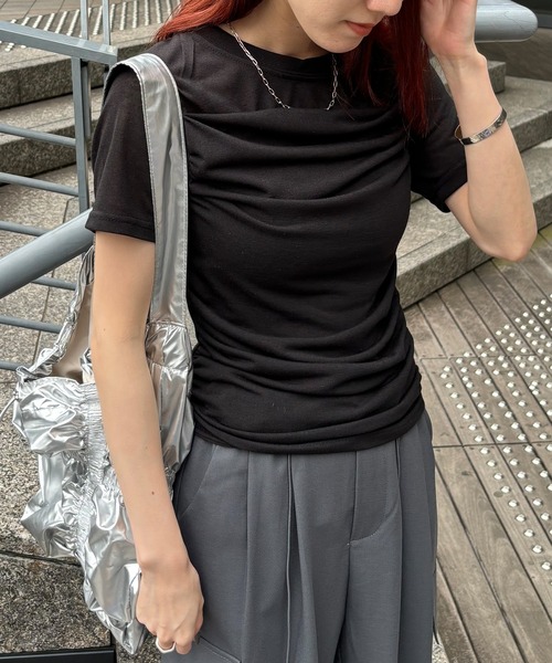 ［新品］ISOOK アイスー チェックルーズシャツ ISOOK（アイスー）の「チェックルーズシャツ(kiharu select