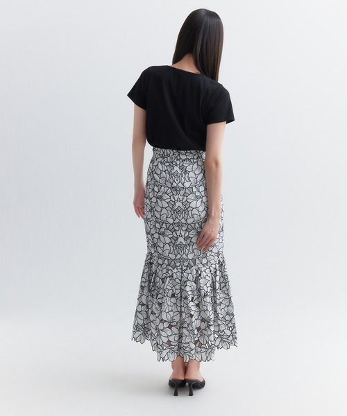 EIMY ISTOIRE（エイミーイストワール） スカート flower embroidery