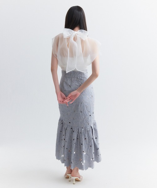 EIMY ISTOIRE（エイミーイストワール） スカート flower embroidery