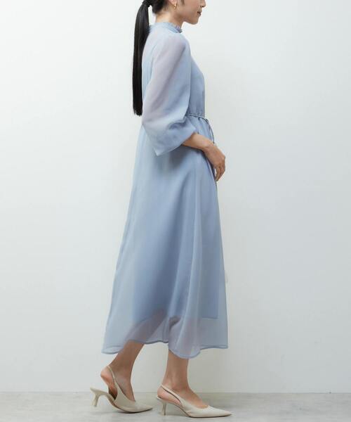 ワンピース フリルハイネックフレアドレス | Tiara | 06