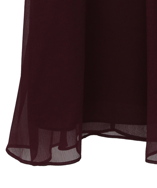 ワンピース フリルハイネックフレアドレス | Tiara | 16