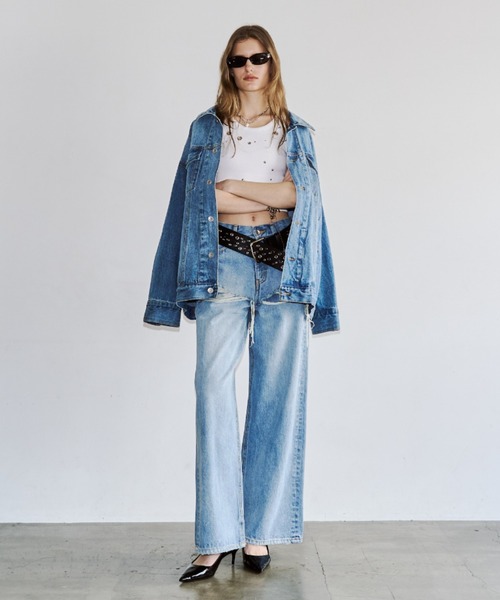 ジャケット・アウター JOSE MOON OVER DENIM JACKET JOSE MOON（ジョゼムーン） デニムジャケット gジャン OVER DENIM