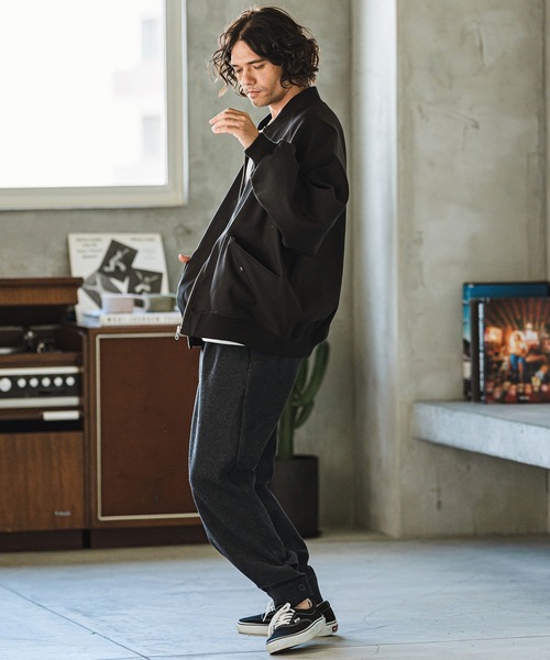 CAMBIO（カンビオ） パンツ mp12821- Soft Melton Hem Cuffs Pants