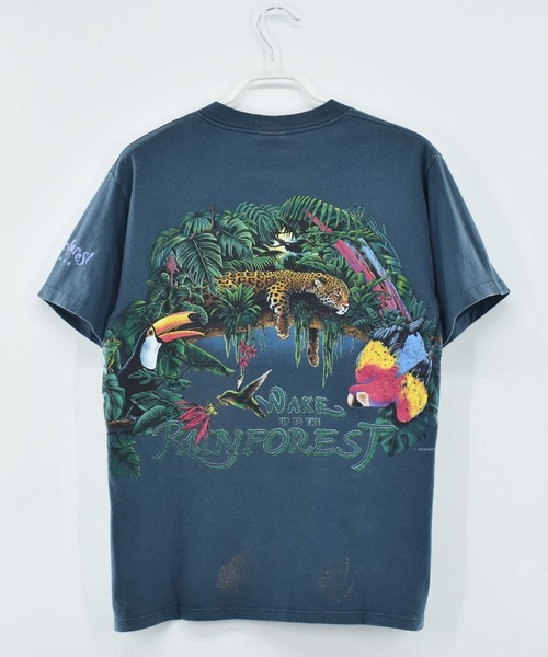 90s USA製 Rain forest cafe 蛙 vintage Tシャツ 90s USA製 Rain forest cafe 蛙 vintage Tシャツ