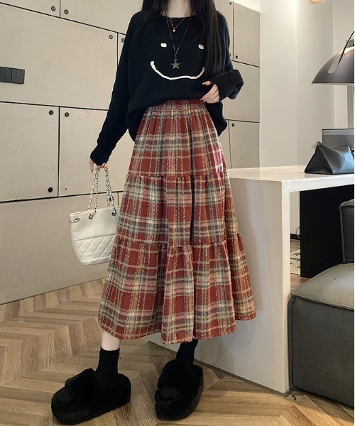 gossip!ロサンゼルス スカート ヴィンテージスタイル チェック柄