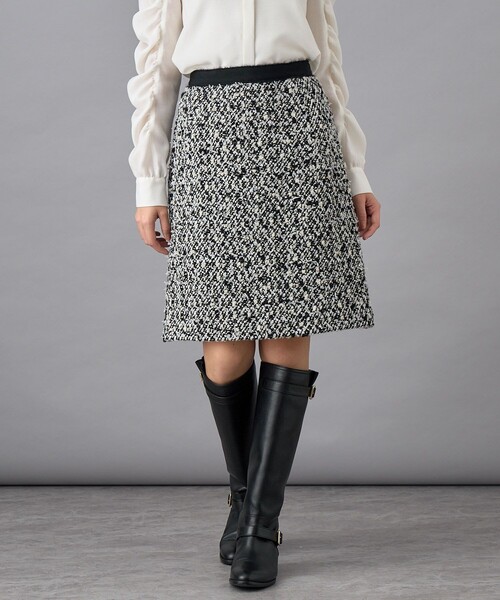 ANAYI（アナイ） スカート 「セットアップ対応商品」モノトーンリボン