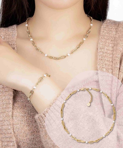 FURLA ネックレス FURLA/フルラ CHAINED LOGO FLA-FJ0926NTU