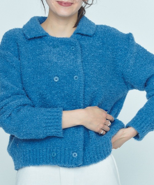 カーディガン DOUBLE KNIT CARDIGAN レディース