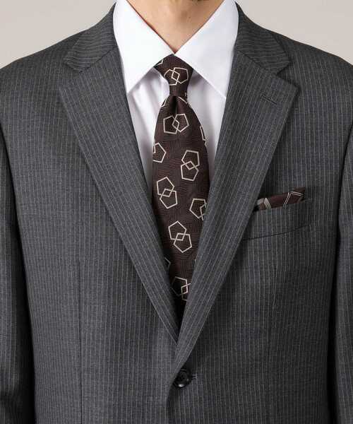 美品 タケオキクチ スーツ セットアップ DORMEUIL Lサイズ ストライプ タケオキクチ TAKEO KIKUCHI 【DORMEUIL】グレンストライプ