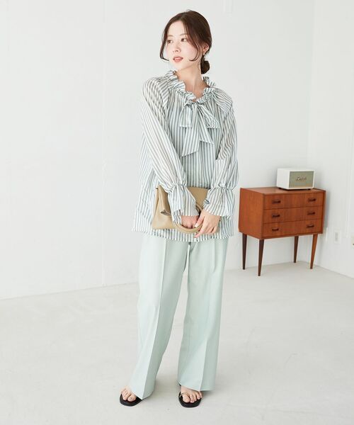 le.coeur blanc（ルクールブラン） パンツ 「名品履きやすさ抜群