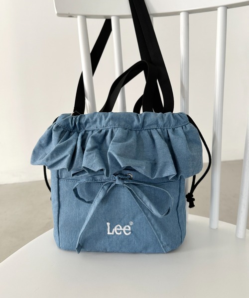 Lee ショルダーバッグ バッグ Lee/リー フリル リボン ドロスト 2WAY 