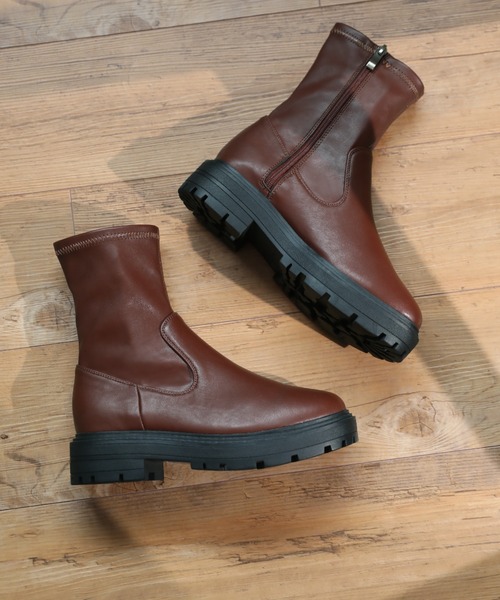 「VIVIAN」 ショートブーツ S ブラック レディース_画像5