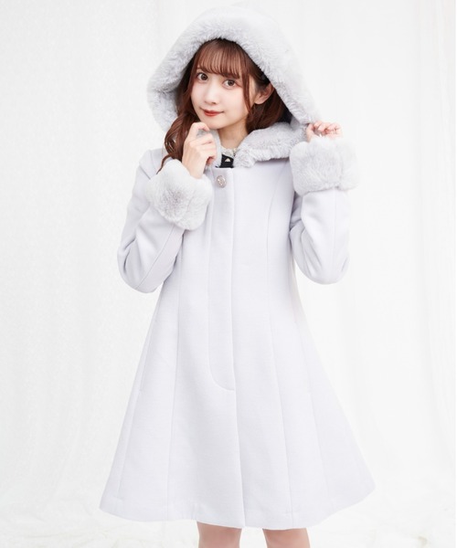 Secret Honey（シークレットハニー） コート MEDIUM グレー レディース