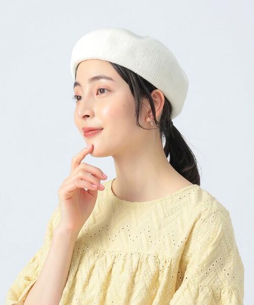 agnes b. 帽子 ベレー帽 A005 BERET コットンベレー レディース