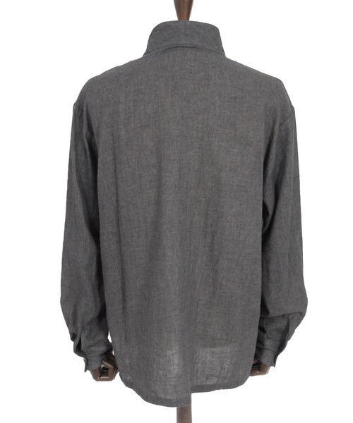 Magine（マージン） シャツ ms5974- Gauze Fabric Shawl Collar Shirts