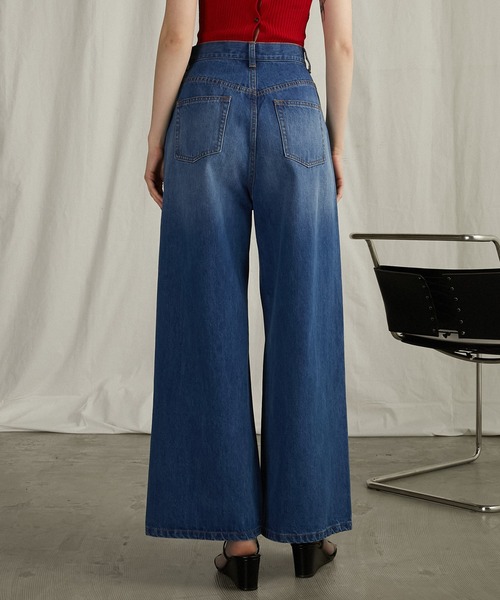 パンツ PRANK PROJECT Heart Bijou Denim Pants PRANK PROJECT ジーンズ デニム デニムパンツ ドロップビジュー