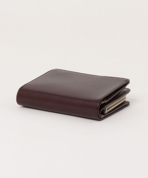 An+u 二つ折り財布 財布 レザー×ガマグチ ミドルウォレット leather