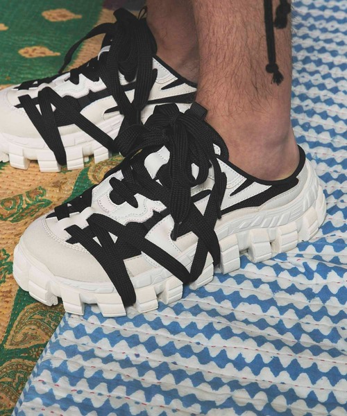 メゾンスペシャル ラトリングソール 厚底 サンダル ブラック 25.5 MAISON SPECIAL サンダル 「UNISEX」「SPECIAL SHOES FACTORY