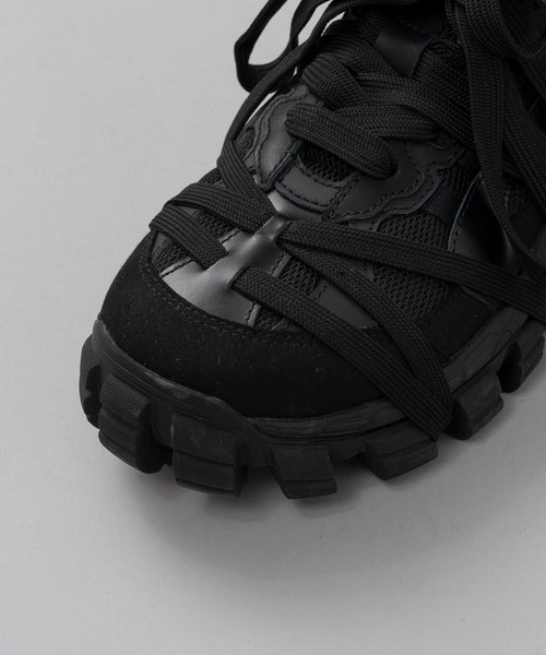 メゾンスペシャル ラトリングソール 厚底 サンダル ブラック 25.5 MAISON SPECIAL サンダル 「UNISEX」「SPECIAL SHOES FACTORY