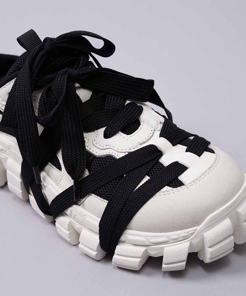 メゾンスペシャル ラトリングソール 厚底 サンダル ブラック 25.5 UNISEX》【SPECIAL SHOES FACTORY COLLABORATION】Rattling Sole