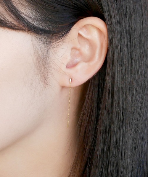 va vendome aoyama ピアス K10YG ダイヤモンド ピアス レディース
