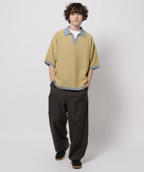 セーター ニット スキッパージャカードニットポロシャツ メンズ | niko and… | 18