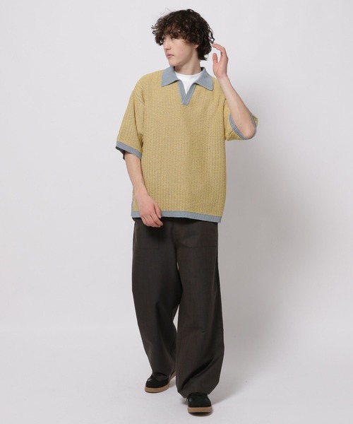セーター ニット スキッパージャカードニットポロシャツ メンズ | niko and… | 19