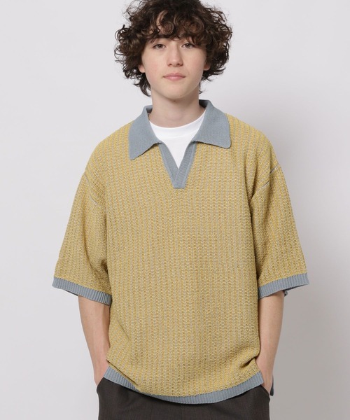セーター ニット スキッパージャカードニットポロシャツ メンズ | niko and… | 20