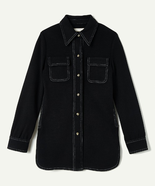 leinwande 「leinwande」 カーディガン ONE SIZE ブラック