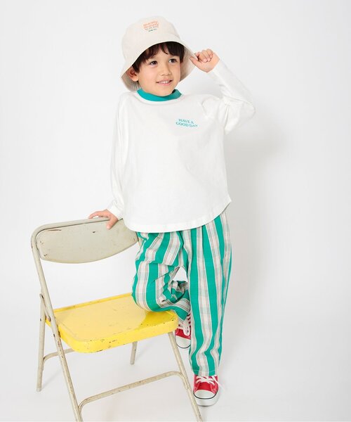 BREEZE 帽子 ハット FOスマイルロゴバケットハット キッズ 子供