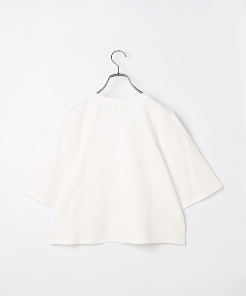 tシャツ 袖フレア麻調カットT レディース 袖フレア麻調カットT（Tシャツ/カットソー）｜fredy couleur