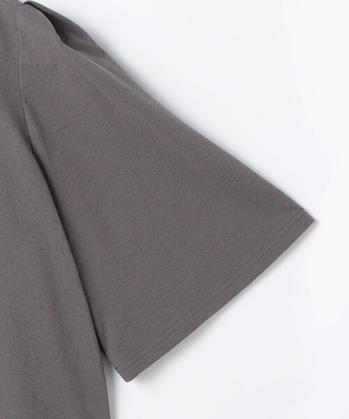 tシャツ 5分袖フレア麻調カットT レディース fredy couleur tシャツ 5分袖フレア麻調カットT レディース
