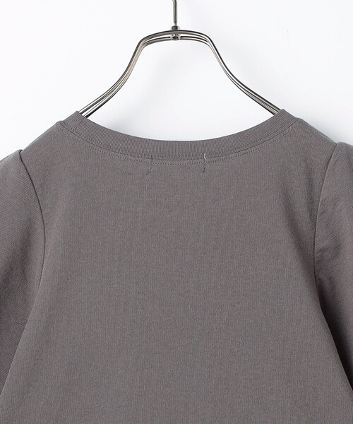 tシャツ 袖フレア麻調カットT レディース 袖フレア麻調カットT（Tシャツ/カットソー）｜fredy couleur