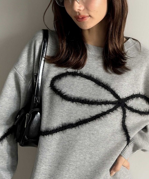 mily bilet ニット セーター 「mily bilet」ゆるっと可愛げ、ふわっと