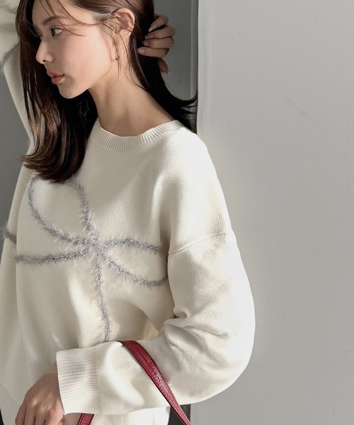 mily bilet ニット セーター 「mily bilet」ゆるっと可愛げ、ふわっと