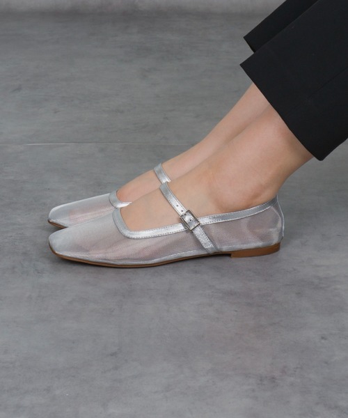 FABIO RUSCONI メッシュスリングバックパンプス　38 FABIO RUSCONI メッシュパンプス / GRACE CONTINENTAL | GRACE