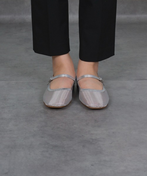 未使用 FABIO RUSCONI メッシュパンプス 36 FABIO RUSCONI(ファビオ ルスコーニ)のメッシュパンプス通販