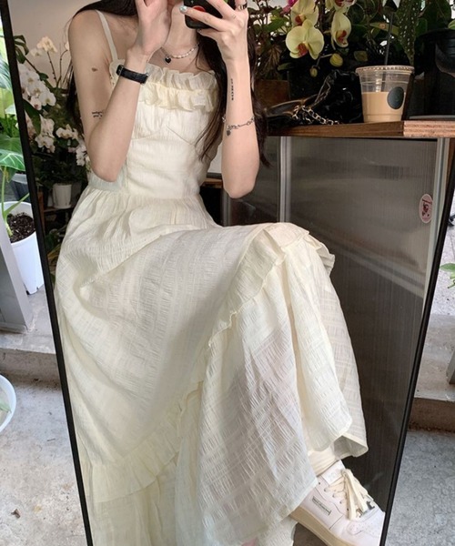 ワンピース ティアード フレアキャミワンピース : ZOZOTOWN Yahoo!店