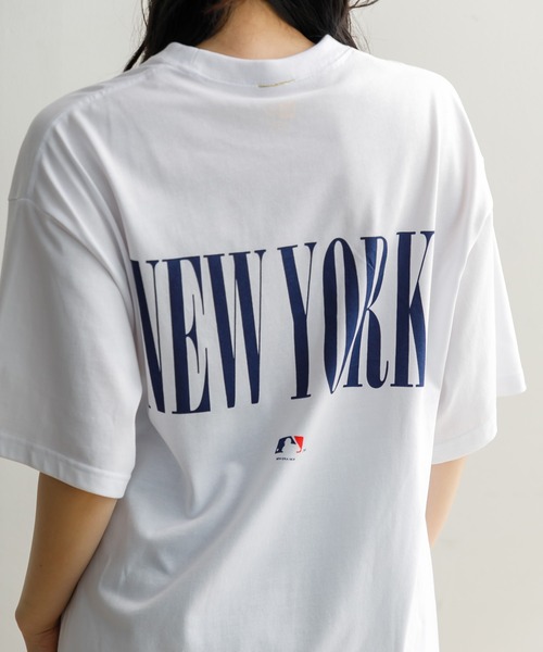 NEW ERA ニューエラ トップス 半袖 オーバーサイズド コットン Tシャツ Powered by GORO NAKATSUGAWA（min-nano） ユニセックス オーバーサイズド 14467571 半袖 オーバーサイズド コットン Tシャツ Powered by GORO