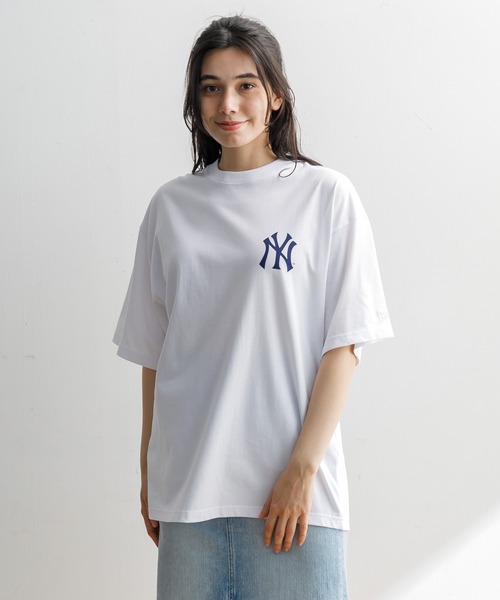 【新品・国内即発】NEW ERA 60667725 WHI オーバーサイズTシャツ NEW ERA tシャツ ニューエラ 半袖Tシャツ オーバーサイズ