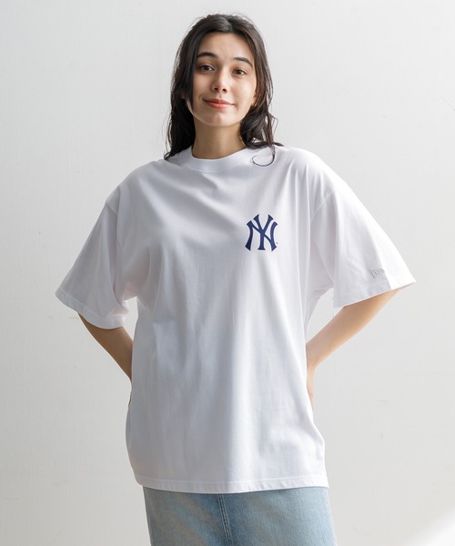 国内発送★New Era★オーバーサイズ♪コットン*半袖Tシャツ ニューエラ 半袖Tシャツ オーバーサイズ コットン（Tシャツ